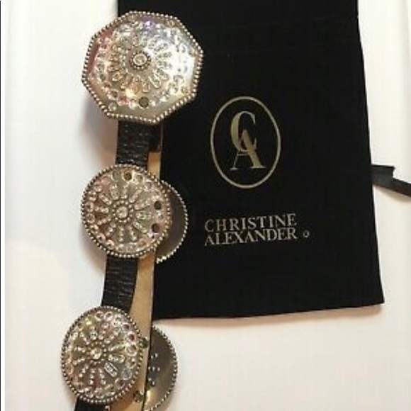 Christine Alexander Medallion w/Swarovski Crystals - Picture 3 of 13